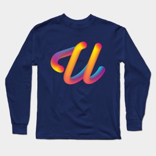 Curly U Long Sleeve T-Shirt